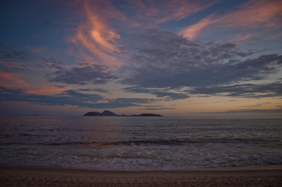 Our Last Night on Land in South America: Rio's Ipanema Beach
